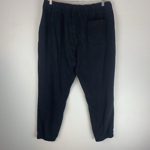 Duluth‎ Trading Sweatpants Mens XLx30 Black Fleece Spellout Joggers Zipper - Picture 4 of 9